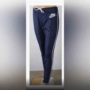 Nike Nikelab X Sacai Tech Running Track Pants women xl embroidered navy